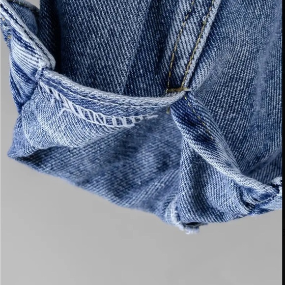 Kids Denim Jacket with Lace Bow size 3/4 - Picture 5 of 9